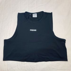 Gym Shark Crop Workout Tank Black sz. M